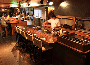 本格的鉄板焼き